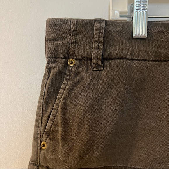 🐻🩳American Eagle - Brown Short Shorts - Size 0 - Picture 3 of 10